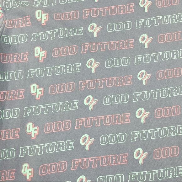 Zumies ODD FUTURE All Over Print Dusty Blue Hoodie Women’s Size Medium - Picture 5 of 10